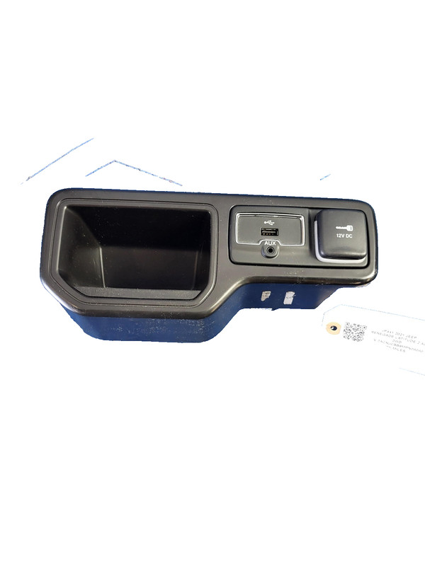 2019-2022 Jeep Renegade Dashboard Lower USB AUX Storage Tray 2.4L OEM 73566553