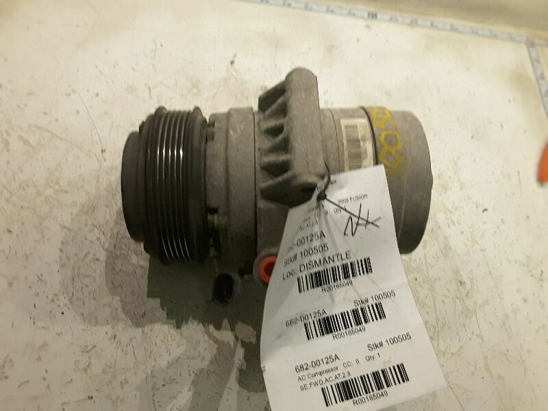 AC Compressor VIN A 8th Digit Fits 06-12 FUSION 165049