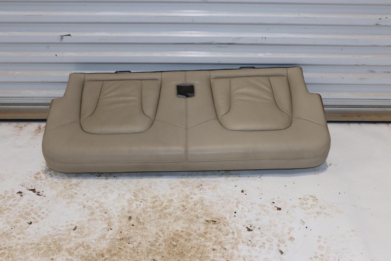 2007-2015 AUDI Q7 REAR 3RD THIRD ROW SEAT LOWER CUSHION BOTTOM LEATHER TAN OEM
