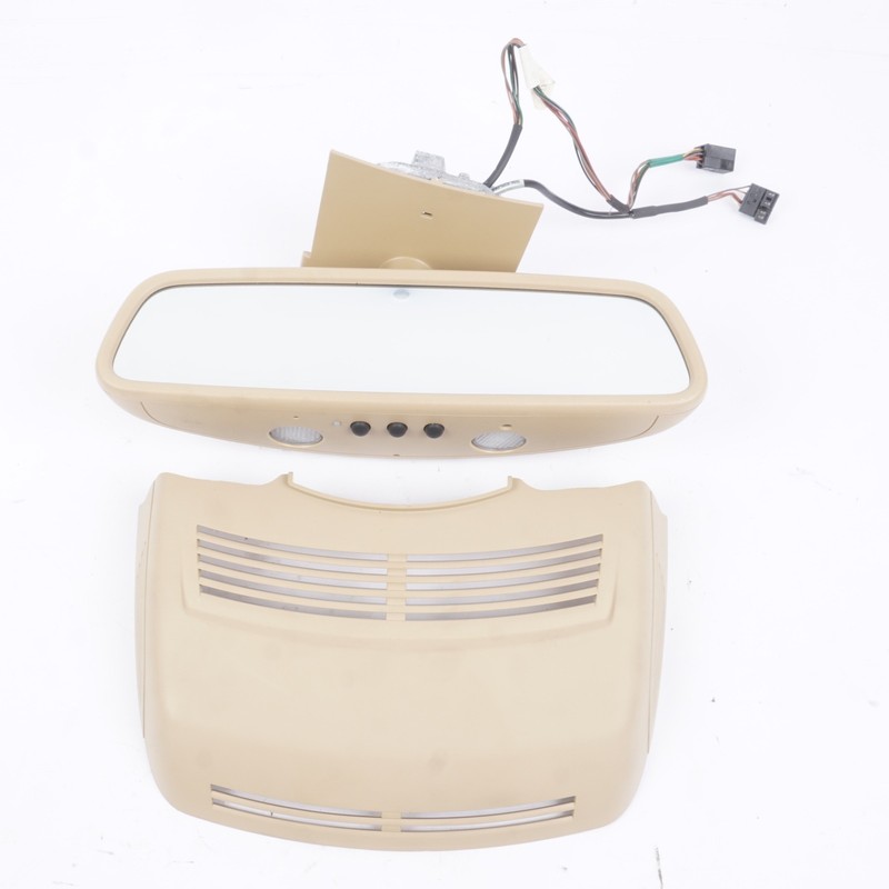 2010-2013 Mercedes W221 S550 S63 AMG CL550 Interior Rear View Mirror Beige OEM