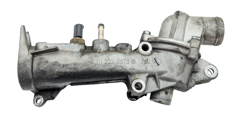 97-04 Mercedes W203 C230 SLK230 Thermostat Housing 1112030673 OEM