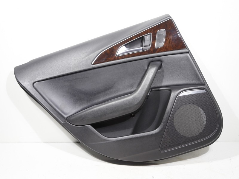 2012-2016 AUDI A6 C7 REAR LEFT INTERIOR DOOR TRIM PANEL BLACK OEM 🚗 82K