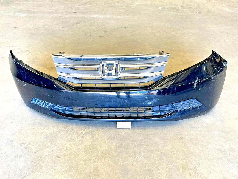 ⭐2011-2013 HONDA ODYSSEY EX-L COMPLETE FRONT BUMPER COVER BLACK ASSY OEM LOT2568
