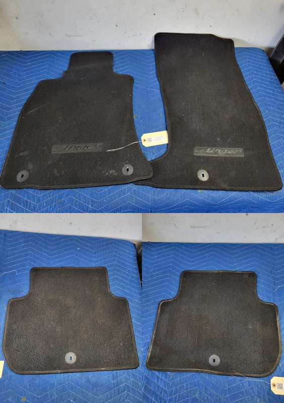 2018-2023 Kia Stinger GT2 Left & Right & Front & Rear Floor Mat 3.3L AWD 48k OEM