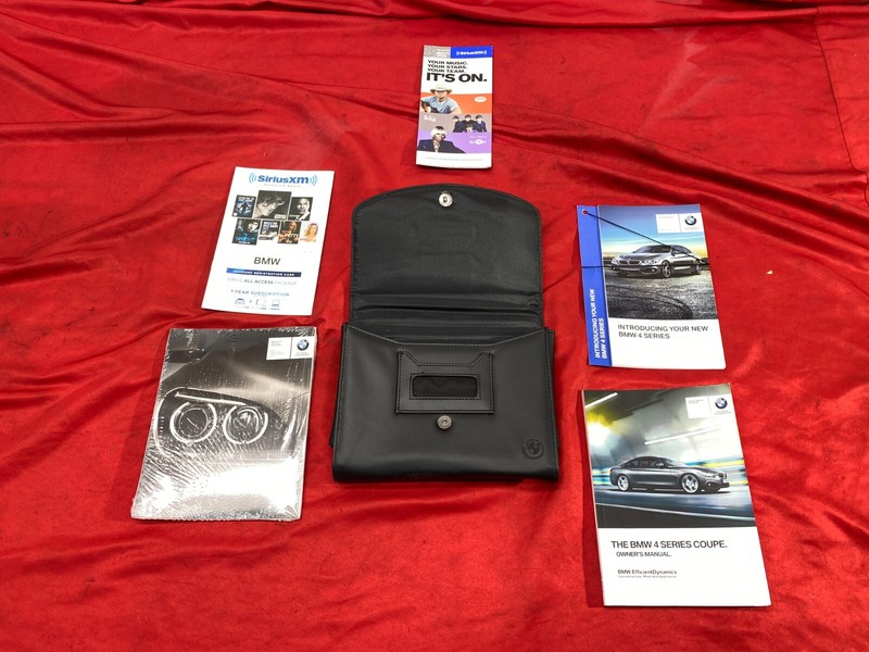 12-16 BMW F32 4 Series Coupe Owners Manual Booklet Guide Cover Case Set! OEM✅