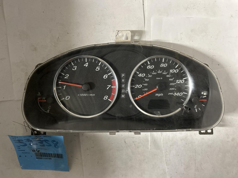 2008 MAZDA 6 Speedometer cluster MPH AT 82k miles GAS6A OEM 08