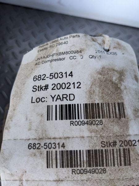 AC Compressor VQ37VHR Fits 09-19 370Z 949028