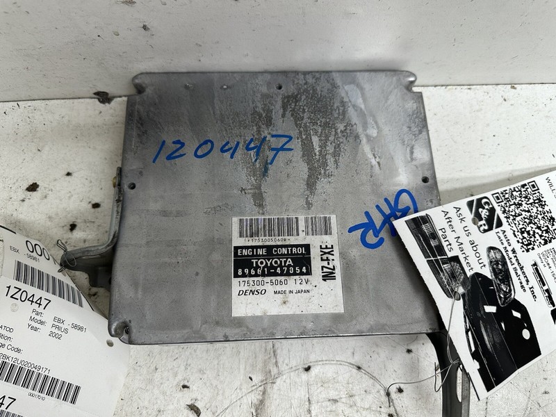 2001-2003 Toyota Prius Engine Computer Control Module Ecu Ecm Pcu Pcm Oem