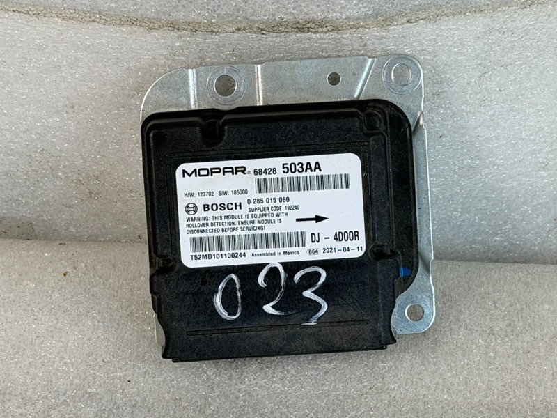 2021 DODGE RAM 2500 CONTROL MODULE CREW CONTROL #68428503AA