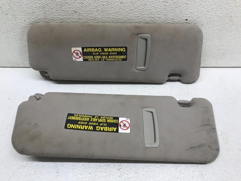 2007-2017 Lexus LS460 Left Right Sun Visor Visors Set Gray Pair OEM