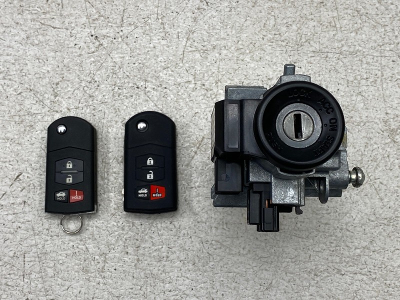 2006-2008 MAZDA MIATA MX-5 IGNITION SWITCH ASSEMBLY W/ ORIGINAL KEYSOEM LOT803