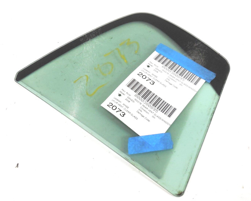 Hyundai Genesis Rear Door Window Vent Glass Driver Left OEM 2009-2014