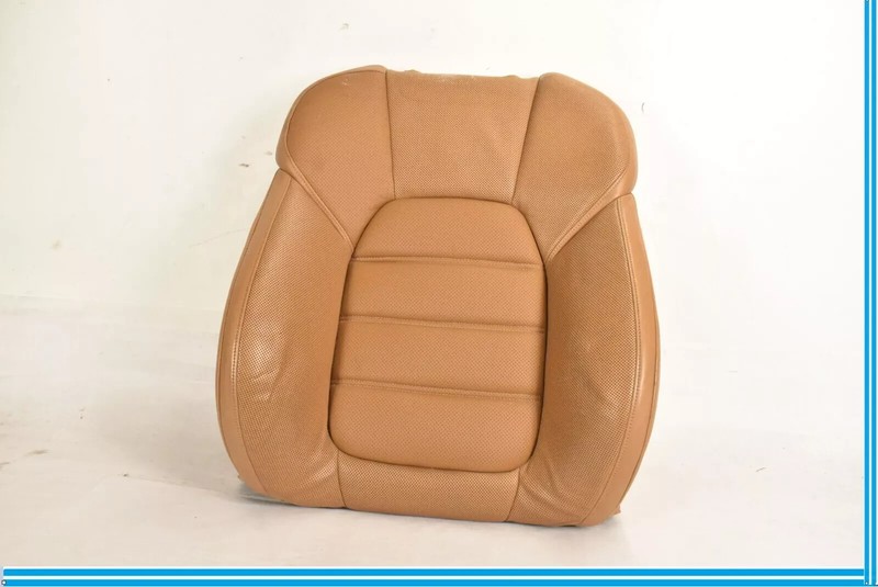 11-18 Porsche Cayenne Turbo 958 Front Right Side Upper Seat Cushion Brown OEM