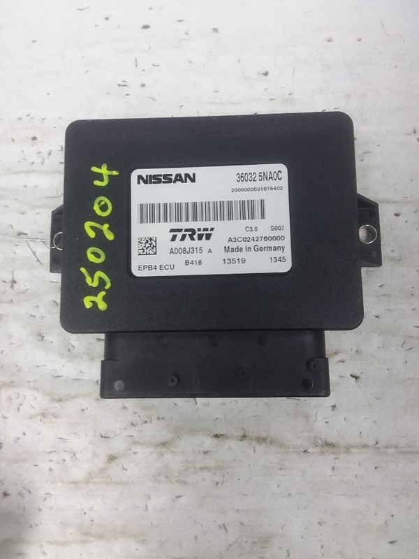 Parking Brake Control Module Fits 19-21 INFINITI QX50 360325NA0C