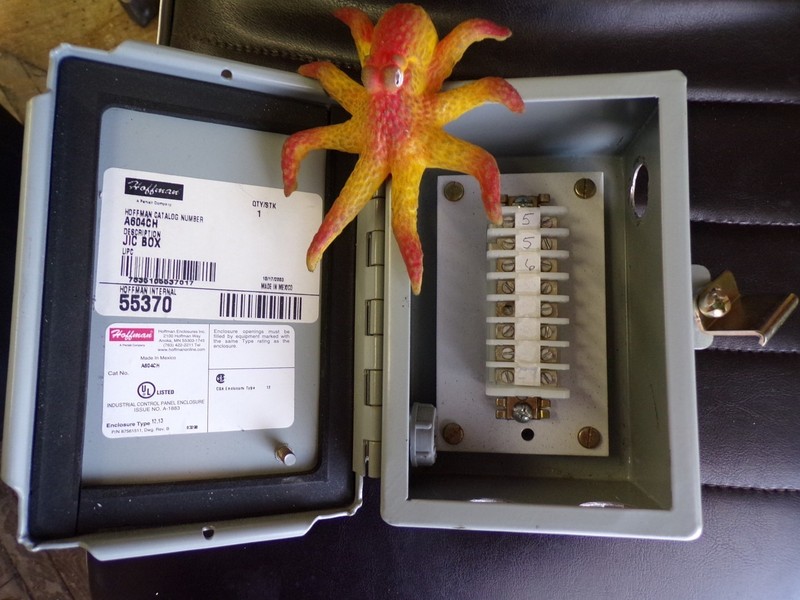 Hoffman JIC Box Enclosure A604CH 55370 A-1883 *FREE SHIPPING*
