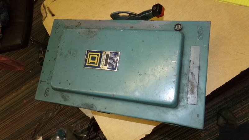 Square D Enclosed CB Westinghouse CB F3070 *FREE SHIPPING*