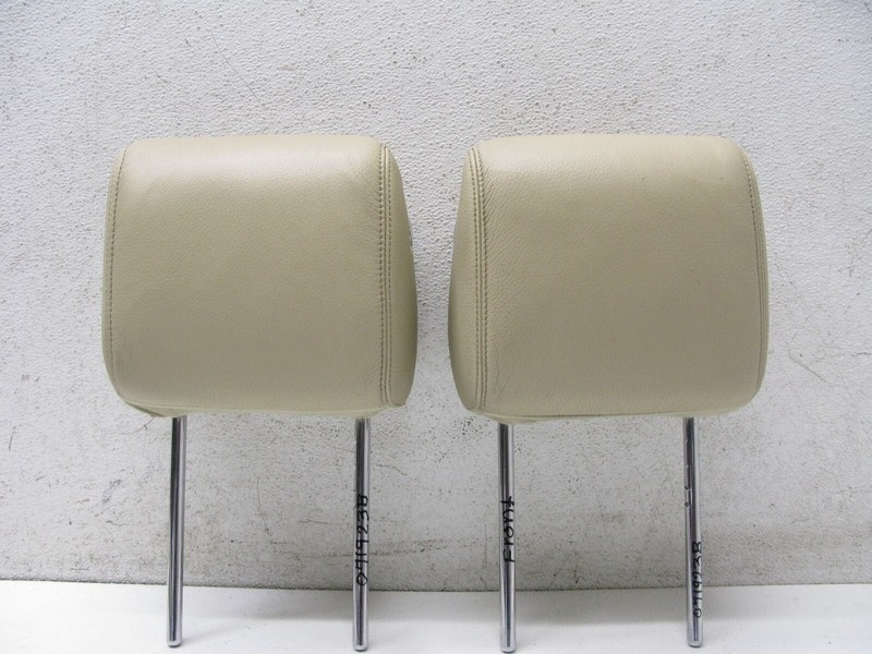 10-11 JAGUAR X250 XF SEDAN LEATHER SEAT HEADREST LEFT RIGHT FRONT OEM 071923B