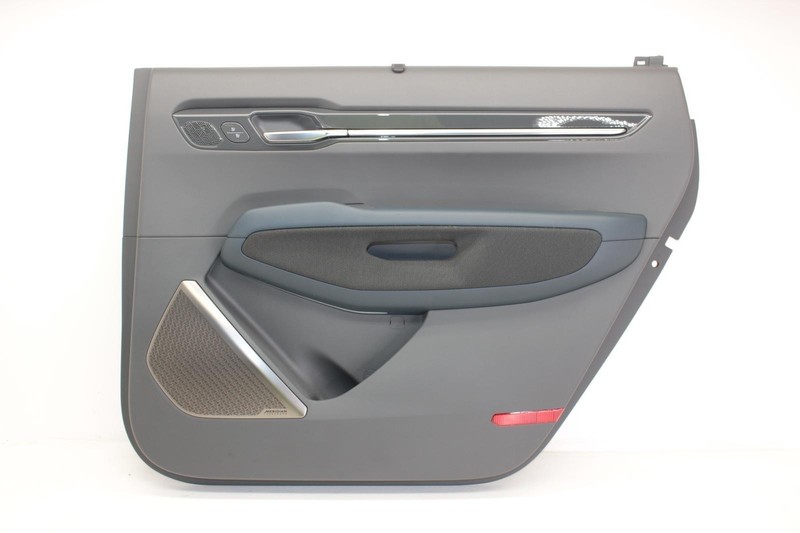 24-25 Kia EV9 Passenger Right Rear Gray and Blue Door Trim Panel with Sun Shade