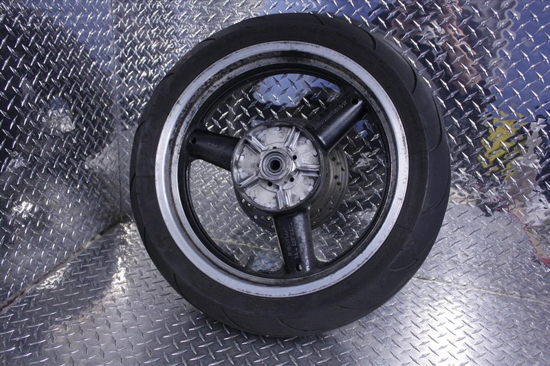 2006 SUZUKI GSX 600 F KATANA REAR WHEEL RIM TIRE BRAKE ROTOR DISC GSX600 06