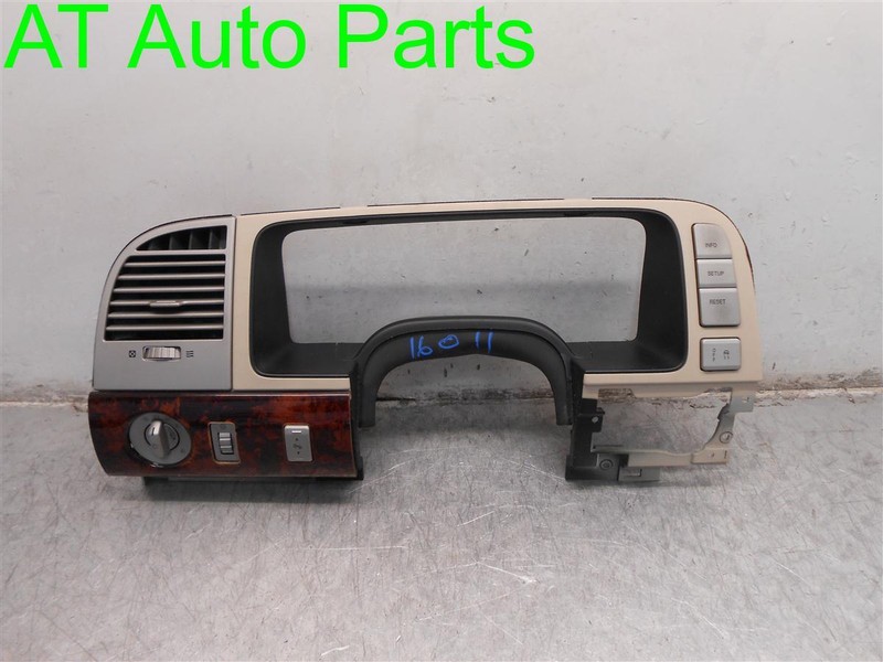 03 04 05 06 LINCOLN NAVIGATOR LUXURY SPEEDOCLUSTER BEZEL TAN OEM