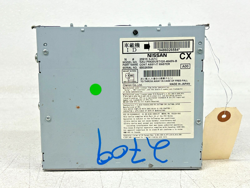 ⭐2014-2017 INFINITI QX60 DASH RADIO AUDIO RECEIVER CONTROL MODULE OEM LOT2709