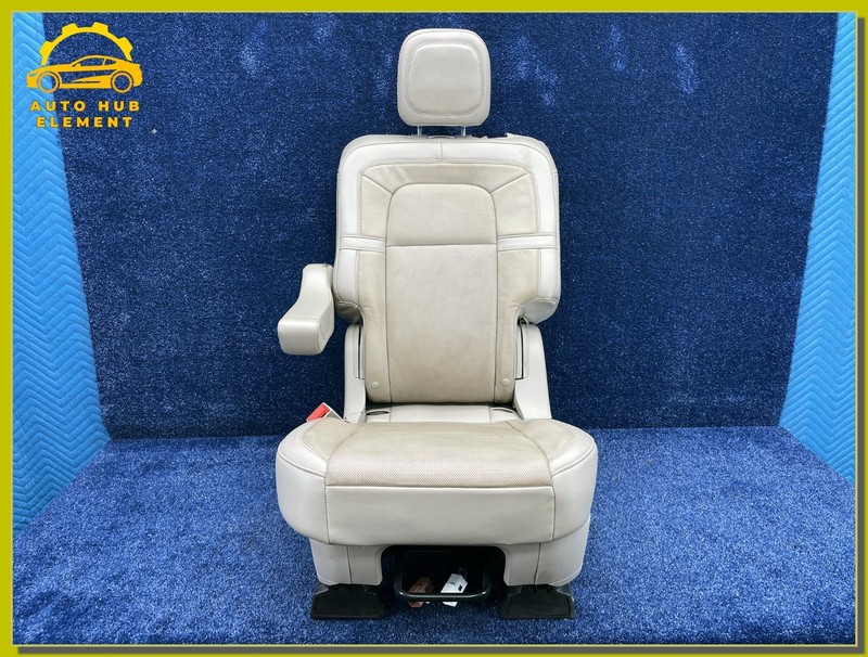 2020-2024 LINCOLN AVIATOR REAR 2ND ROW RIGHT LEATHER CAPTAIN SEAT OEM BEIGE