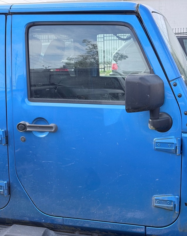 ✅ 2011-2018 JEEP WRANGLER OEM COMPLETE FULL DOOR FRONT RIGHT Blue PBJ PASSENGER