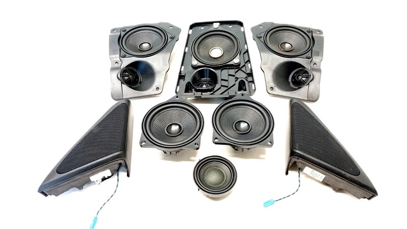 09-15 BMW F01 F02 740Li 750i DOOR TWEETER SPEAKER FRONT REAR LEFT RIGHT SET01142