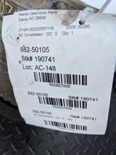 AC Compressor Convertible Fits 06-15 LEXUS IS250 927830