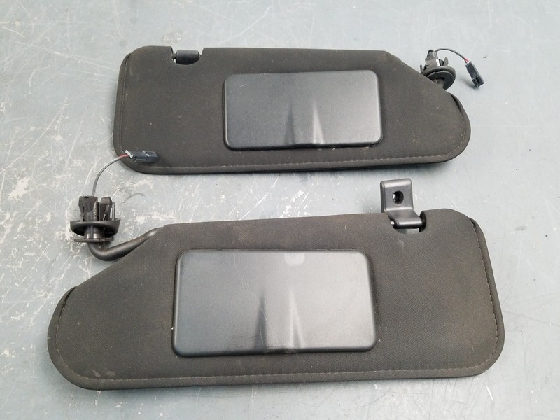 2010 Chevy Corvette C6 Grand Sport Sun Visors #4361 Y5