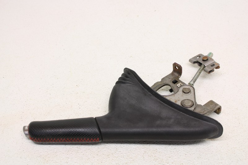 Fiat 500 Abarth Red Stitch Perforated Leather Parking Brake Handle Oem 2012-2019