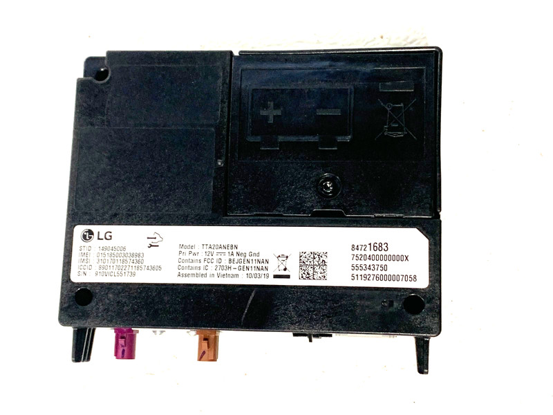 2018-2021 BUICK ENCLAVE TELEMATICS COMMUNICATION CONTROL MODULE OEM #A0.30