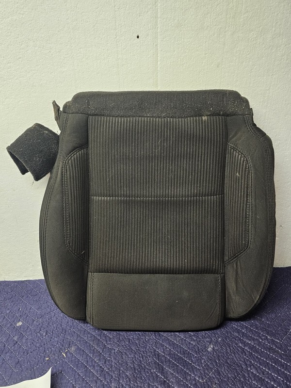 2013 14 FORD MUSTANG GT DRIVER LEFT SEAT CUSHION PAD BLACK CLOTH