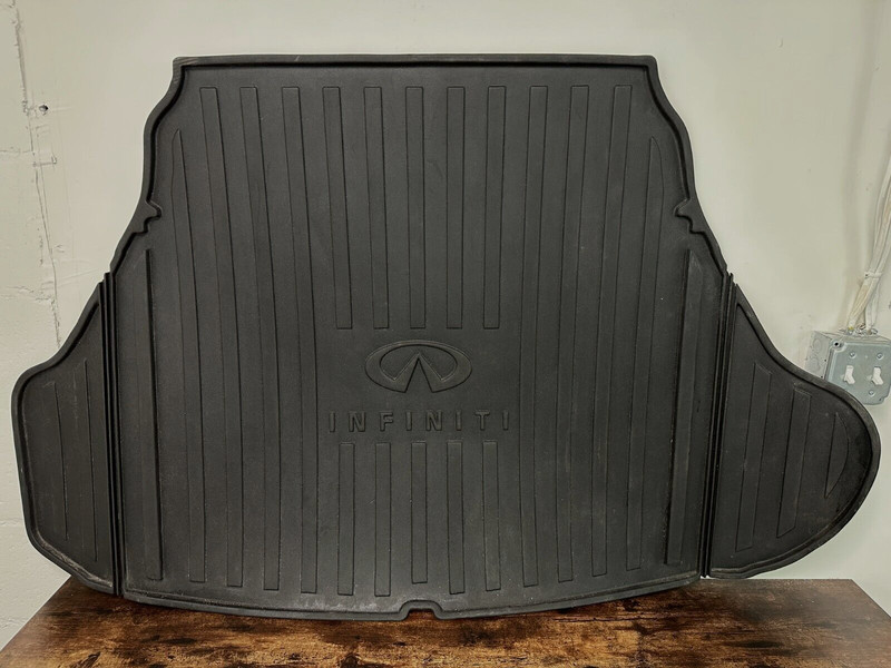 🟢2014-2021 OEM INFINITI Q50 TRUNK CARGO COVER RUBBER ALL WEATHER MAT
