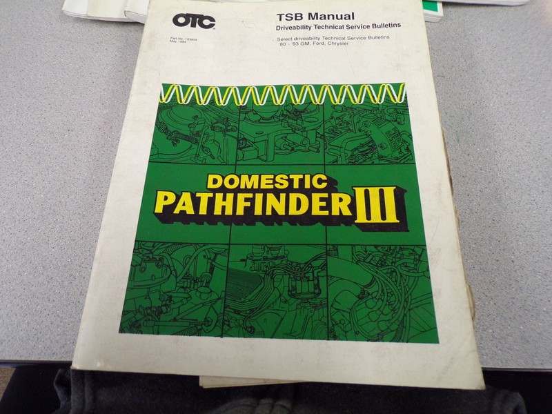 OTC Domestic Pahtfinder III TSB Manual 103809 *FREE SHIPPING*
