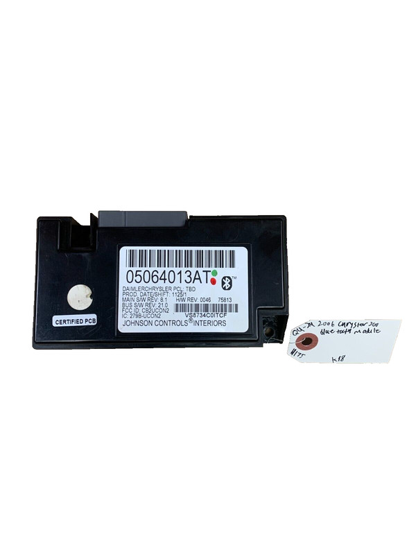 2006 Chrysler 300 SRT Bluetooth Telematic Module OEM 5064013AT