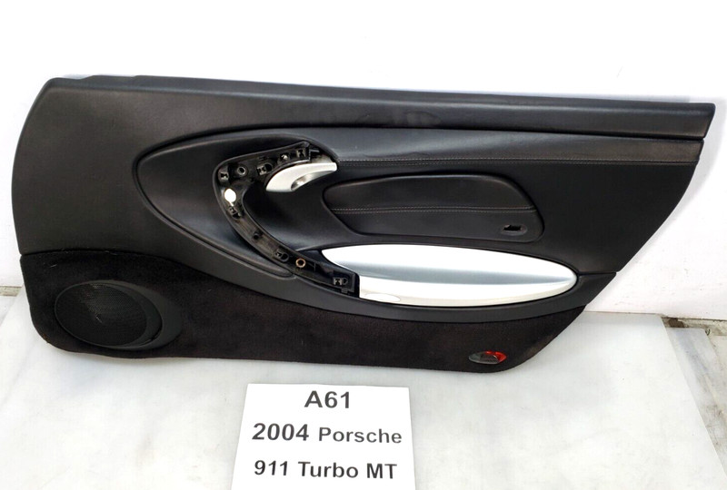 ✅ 03-05 OEM Porsche Turbo 911 996 Right Passenger Interior Door Panel Leather