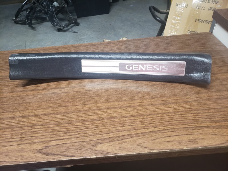 2009-14 Hyundai Genesis 5.0 4.6 Sedan Passenger Rear Door Sill Scuff Trim OEM