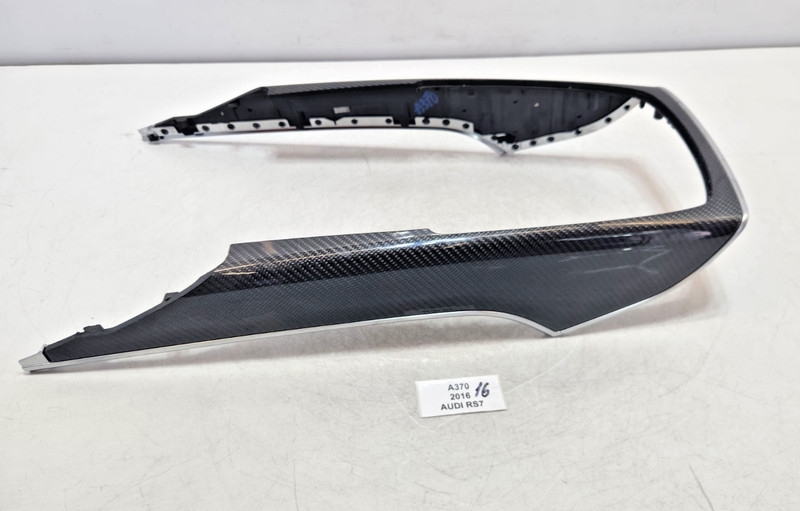 ✅ 12-18 OEM Audi RS7 A7 S7 Front Center Console Shifter Cover Trim Carbone