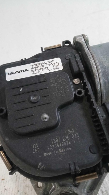 2023 Honda Civic Wiper Motor OEM Blue 76500T20A03 60K Miles Warranty