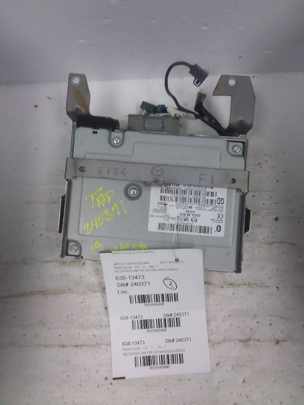 Radio Receiver AM FM CD Fits 16-20 MAZDA 6 GDDL669C0