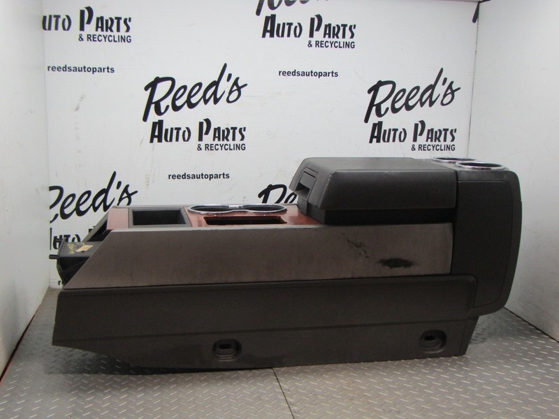 07-08 FORD EXPEDITION FRONT CENTER FLOOR CONSOLE LIMITED WOODGRAIN