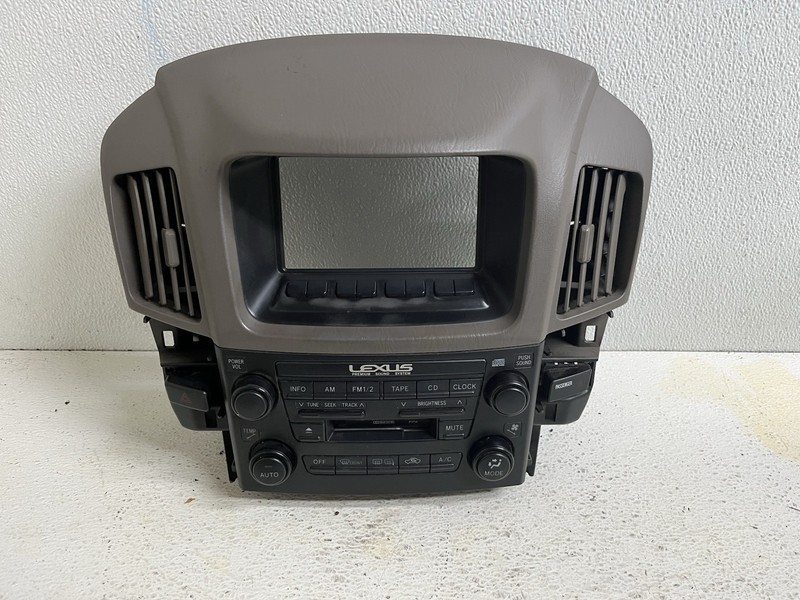 1999-2003 Lexus RX300 Radio Stereo Face Plate Cover Trim 86120-48050 Vents Vent