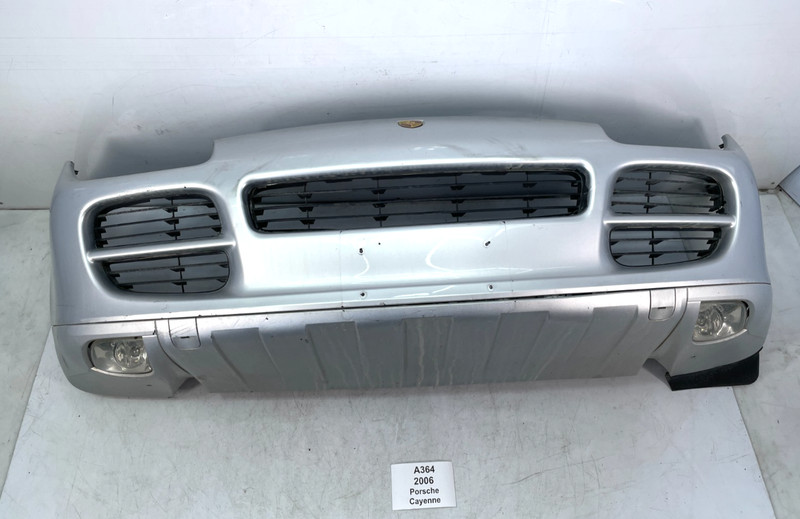 ✅ 03-06 OEM Porsche Cayenne 955 Front Bumper Cover Panel Silver Assembly*