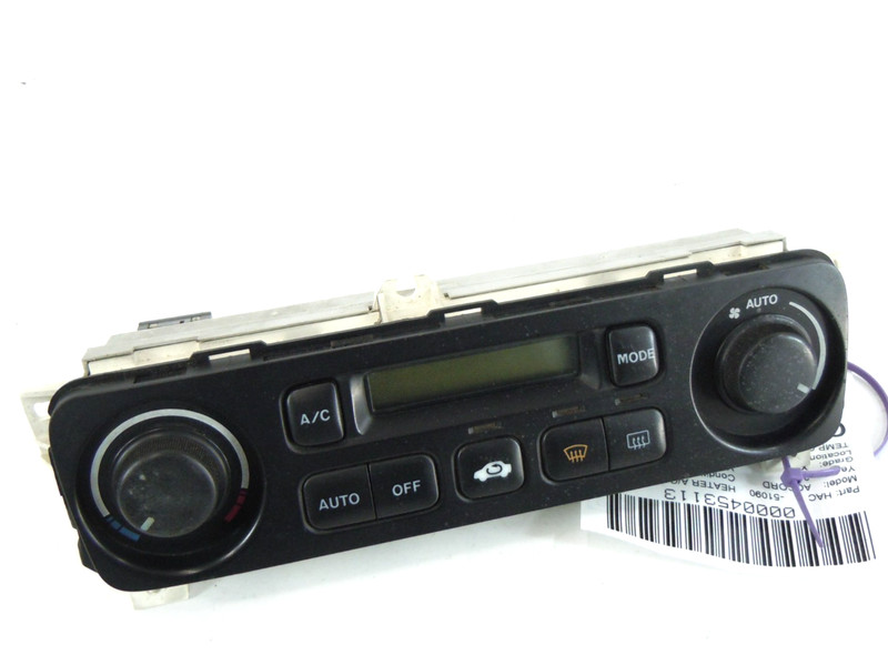 2001 2002 Honda Accord A/C Heat Climate Temperature Control OEM
