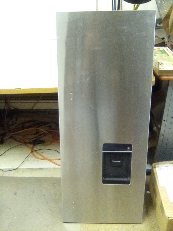 Fisher & Paykel Top Right Refrigerator Door Panel W/ Water Dispenser 44-1/4"L X