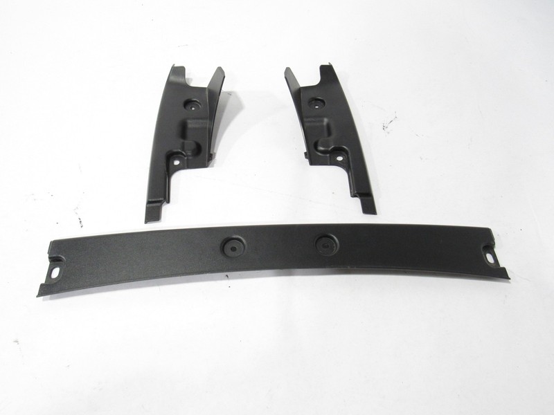 14-19 BMW X6 F16 2019 Rear Trunk Liftgate Drip Rail Cover Trim Set 3 PCS ;@1
