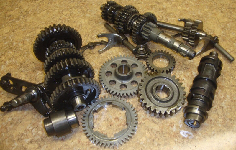 1999 Yamaha Big Bear YFM350 ATV YFM 350 4X4 Engine Transmission Gears Shift Fork