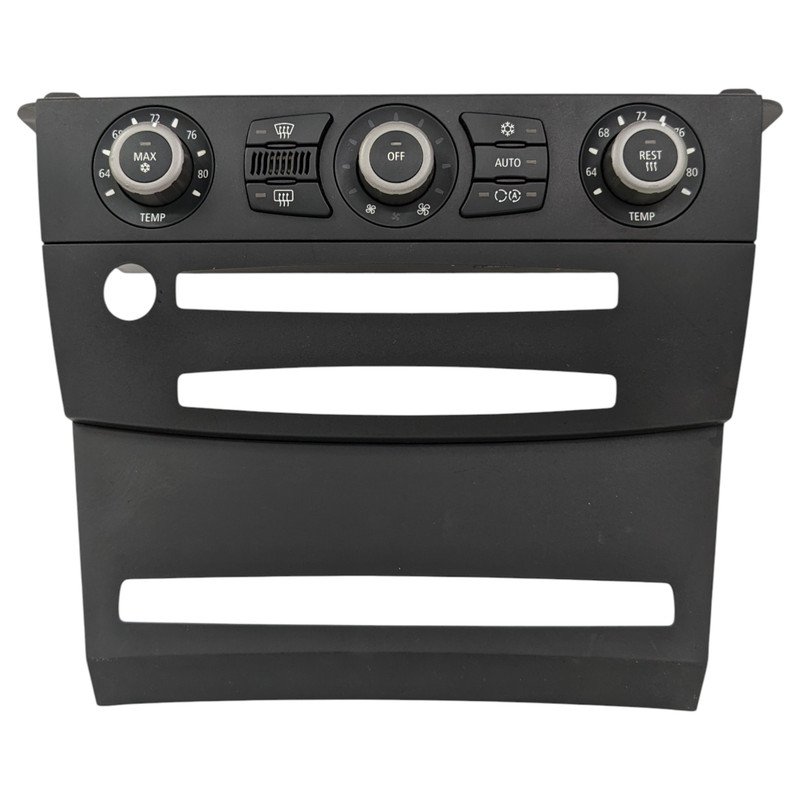 2004-2010 BMW E60 E63 E64 5 6 SERIES AC Heater Temp Climate Control Bezel OEM
