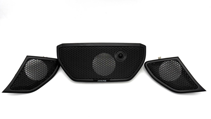 ✅ 2019-2026 RAM 1500 5th Gen OEM ALPINE SPEAKERS GRILLE CENTER DASH COVER SET